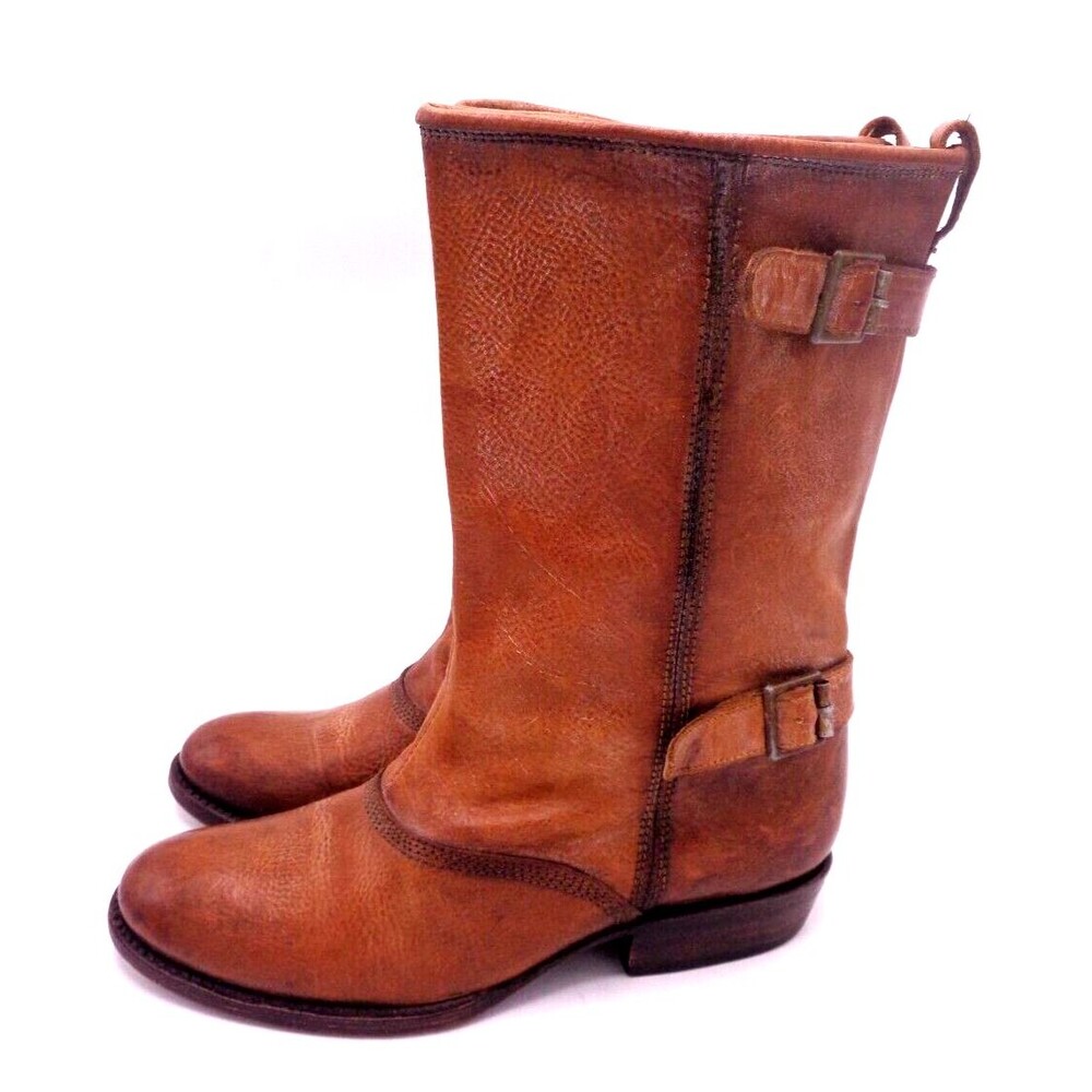 Freebird by Steven Knox Brown Leather Sz 7 Cowboy Western Womens Boots